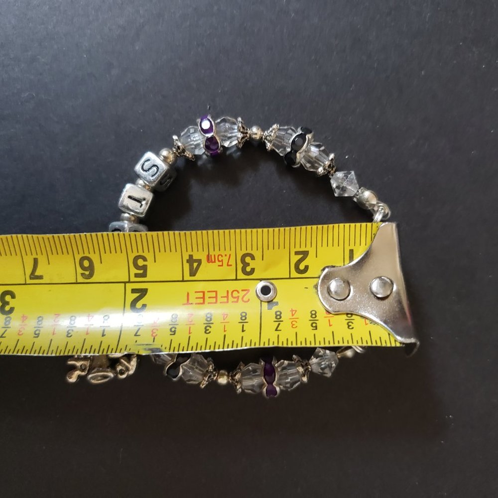 Cheerleader Custom Made Bracelet "STORM" Young Girl - Picture 3 of 7